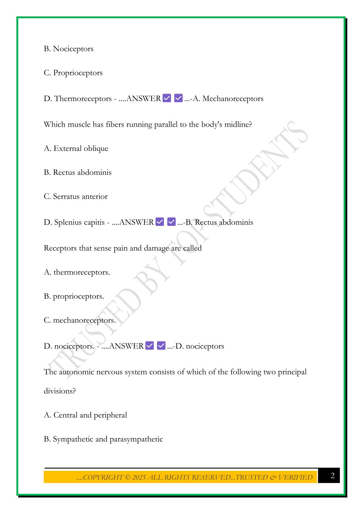 MBLEX PRACTICE TEST 2 2025 QUESTIONS AND ANSWERS