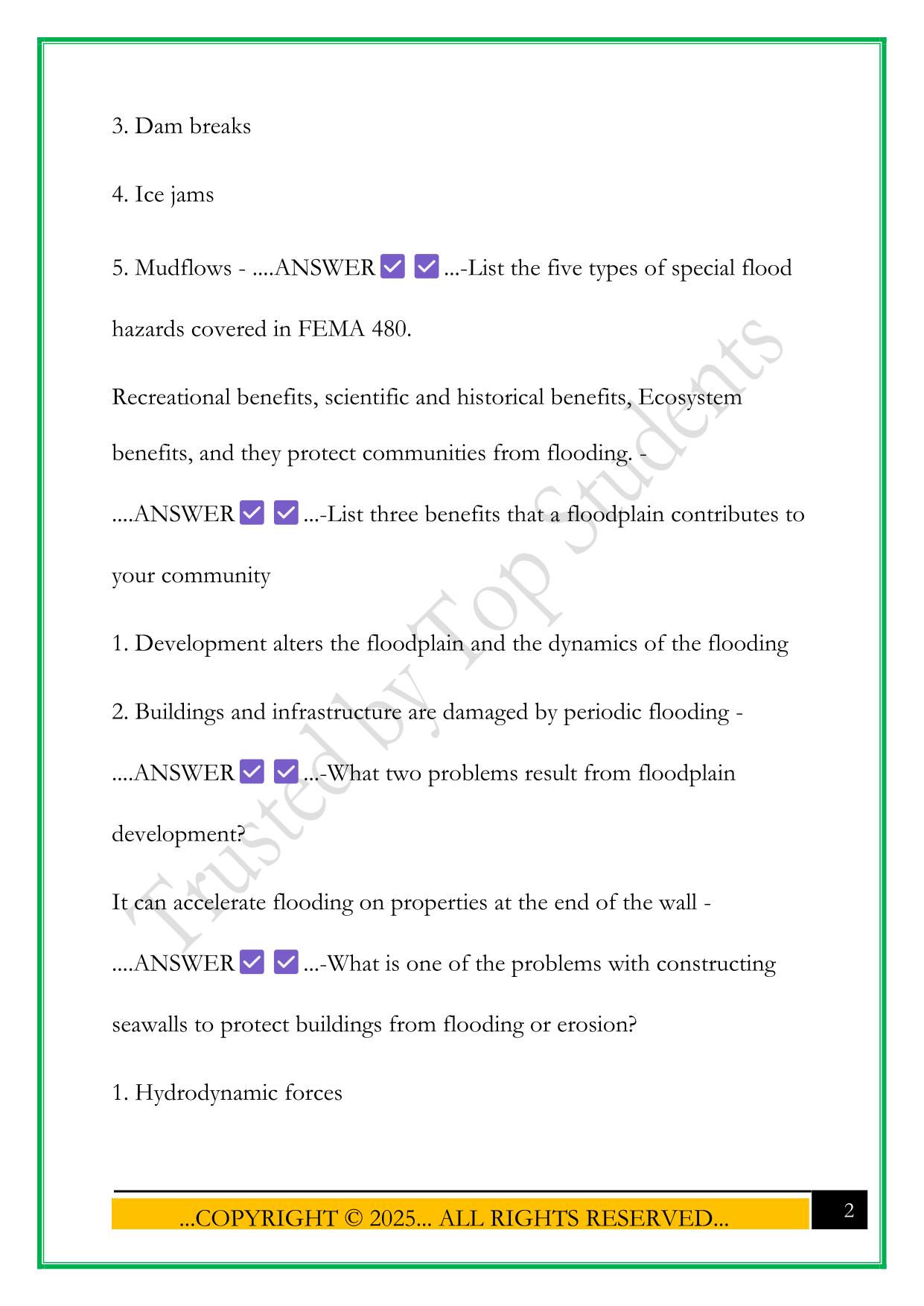 CFM EXAM STUDY GUIDE 2025 QUESTIONS AND ANSWERS