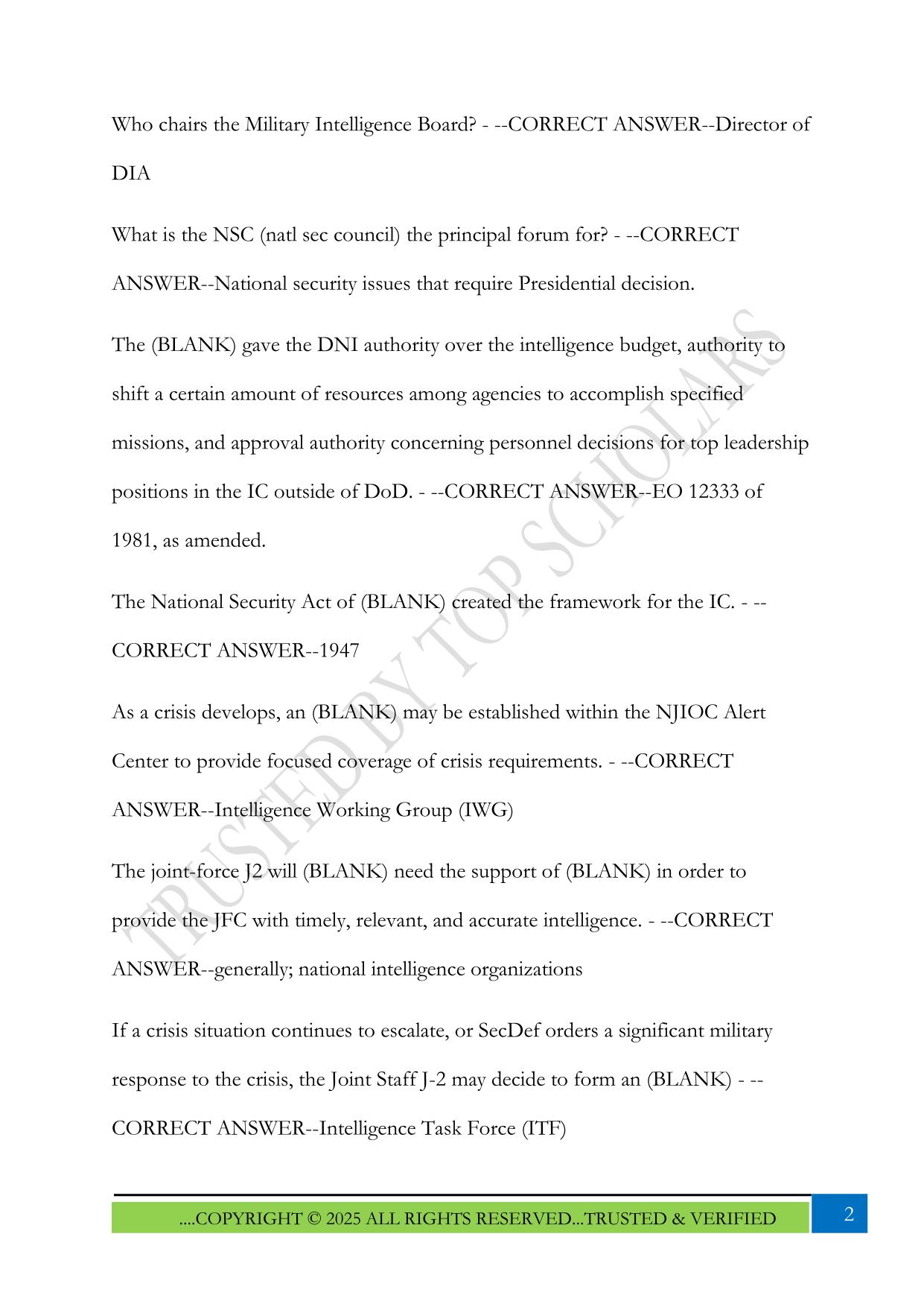 CDASA Topic 1 Exam 2025 Questions and Answers