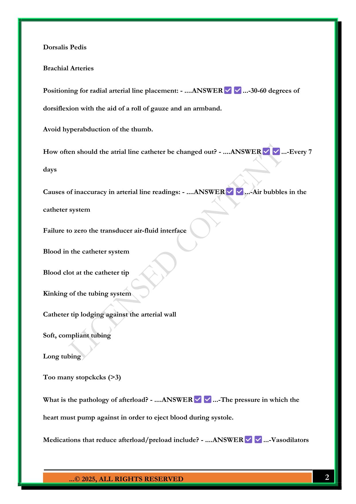 NR 341 - COMPLEX ADULT HEALTH FINAL EXAM 2025 QUESTIONS AND ANSWERS