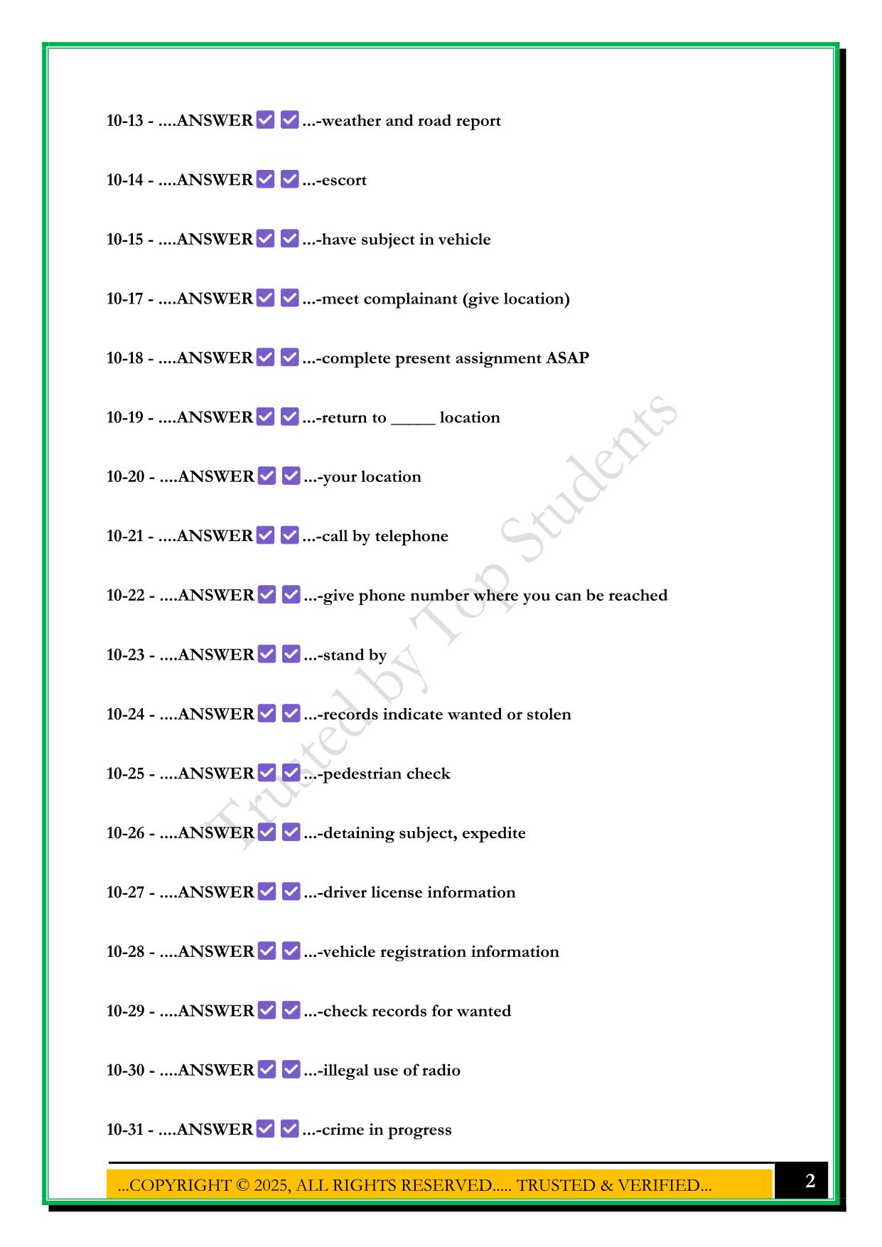 MCJA REQUIRED KNOWLEDGE EXAM 2025 QUESTIONS AND ANSWERS