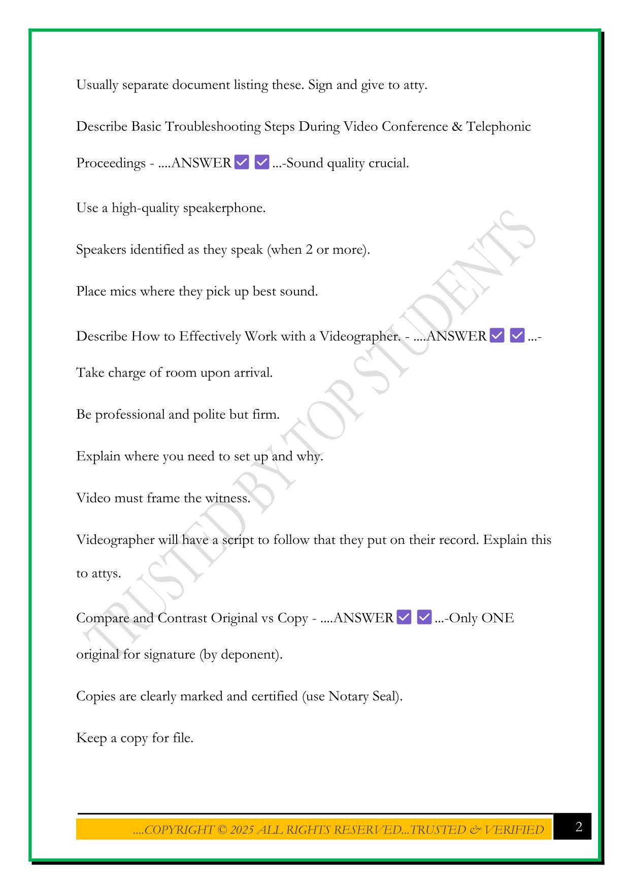 AAERT- CER EXAM 2025 QUESTIONS AND ANSWERS
