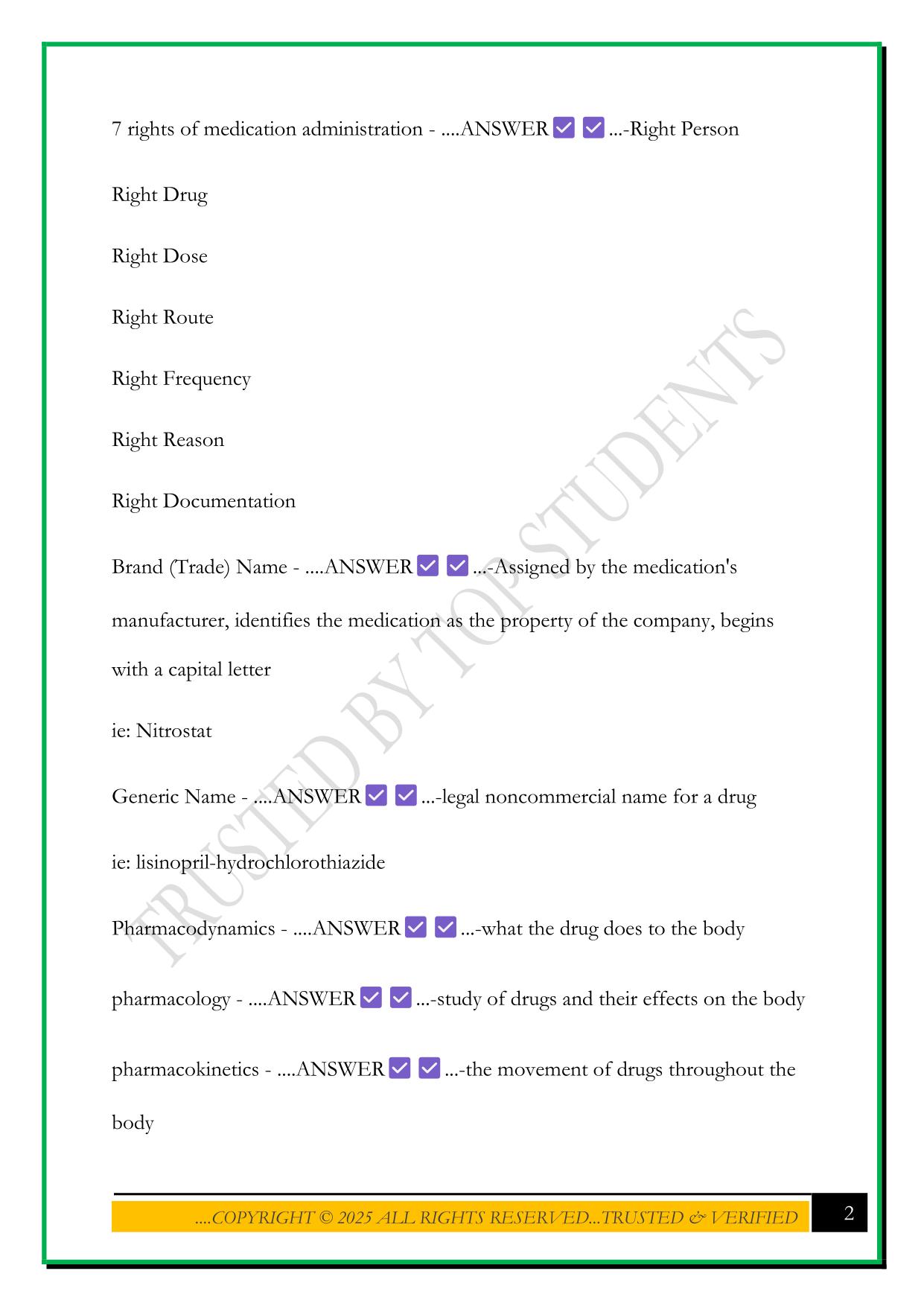 PN1005 FINAL EXAM 2025 QUESTIONS AND ANSWERS