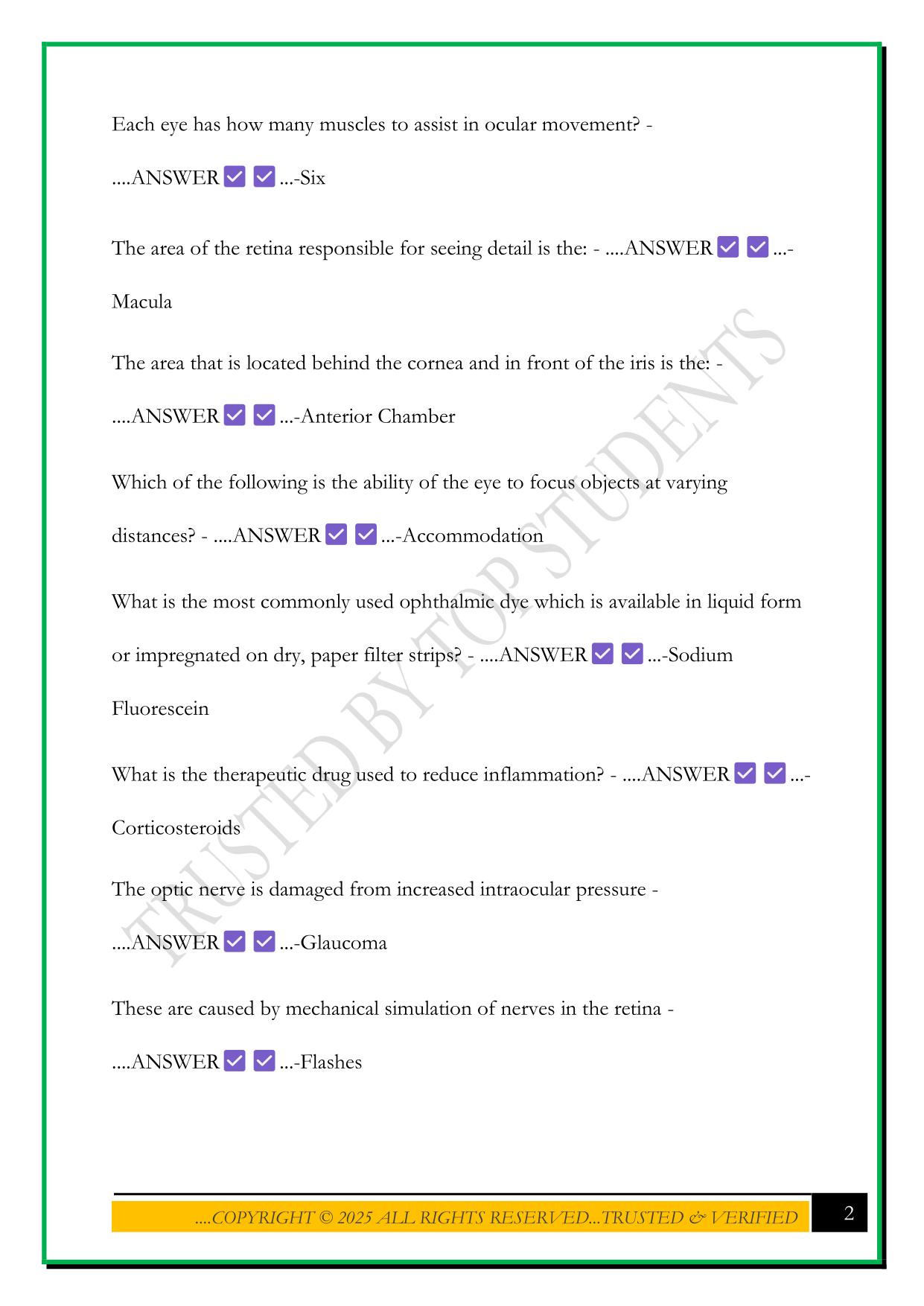 CPO PRACTICE TEST 2025 QUESTIONS AND ANSWERS