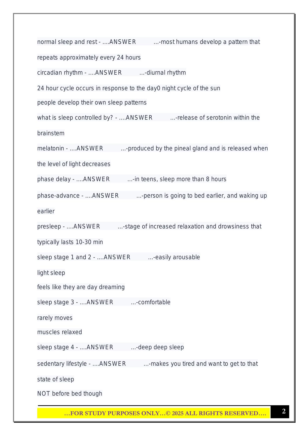 NCOA quiz 2 2025 Questions and Answers
