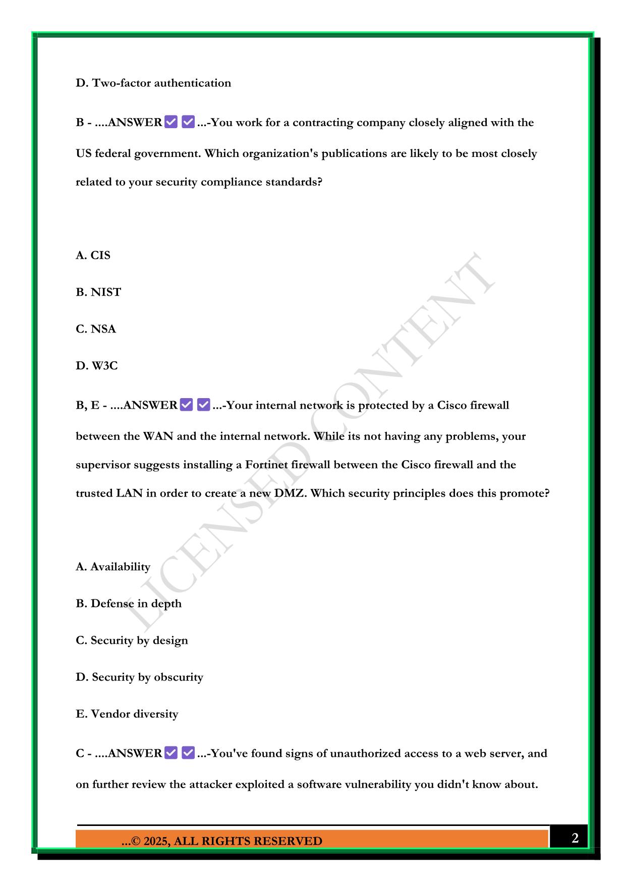 CASP EXAM 2025 QUESTIONS AND ANSWERS