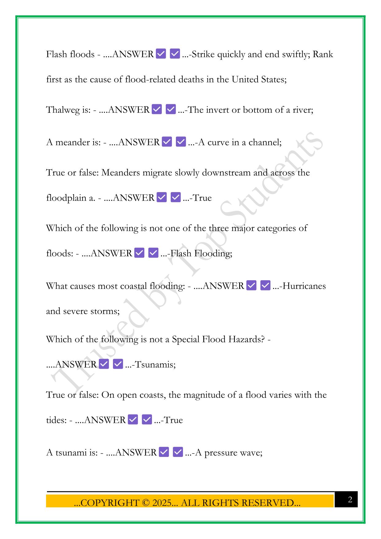 CFM EXAM 2025 QUESTIONS AND ANSWERS