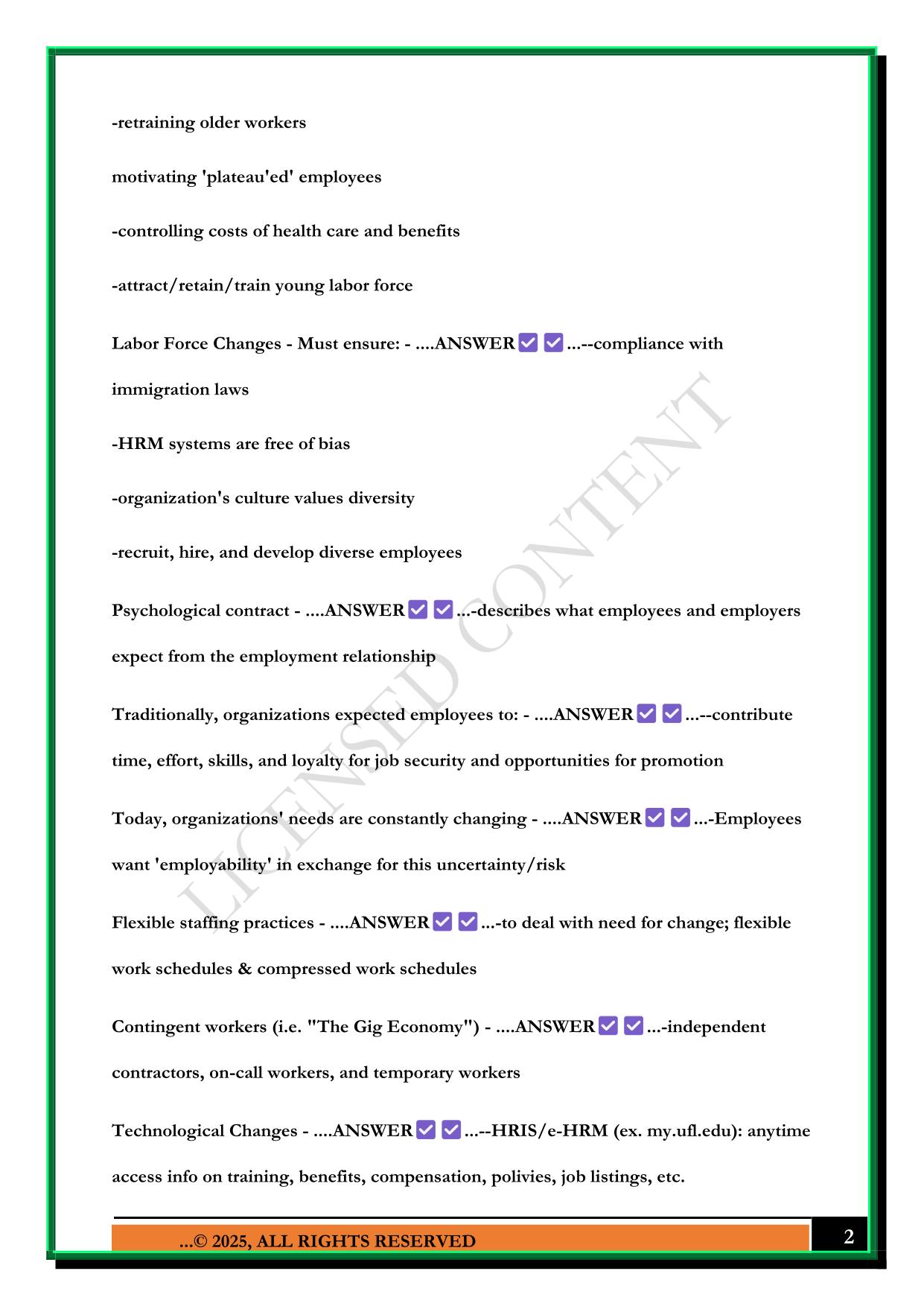 MAN6366 FINAL EXAM 2025 QUESTIONS AND ANSWERS