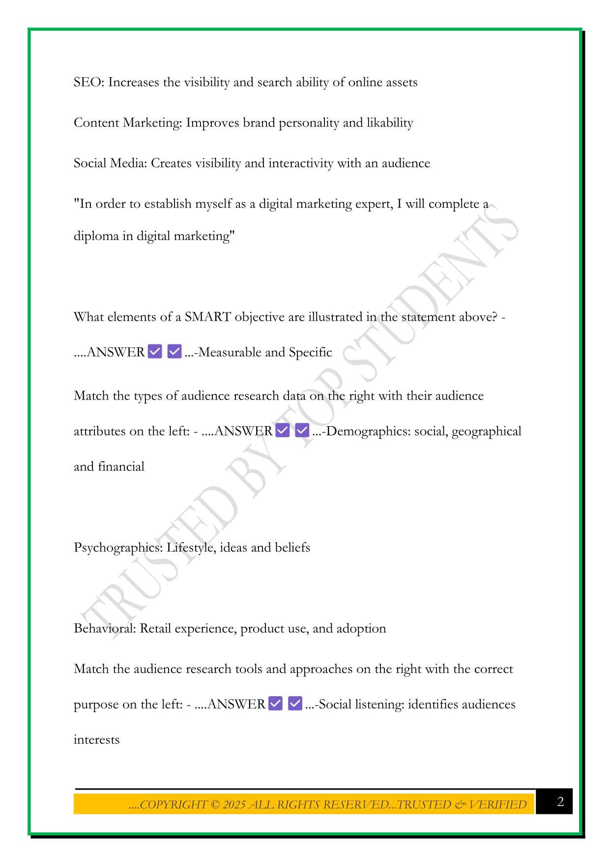 DMI STUDY GUIDE 2025 QUESTIONS AND ANSWERS