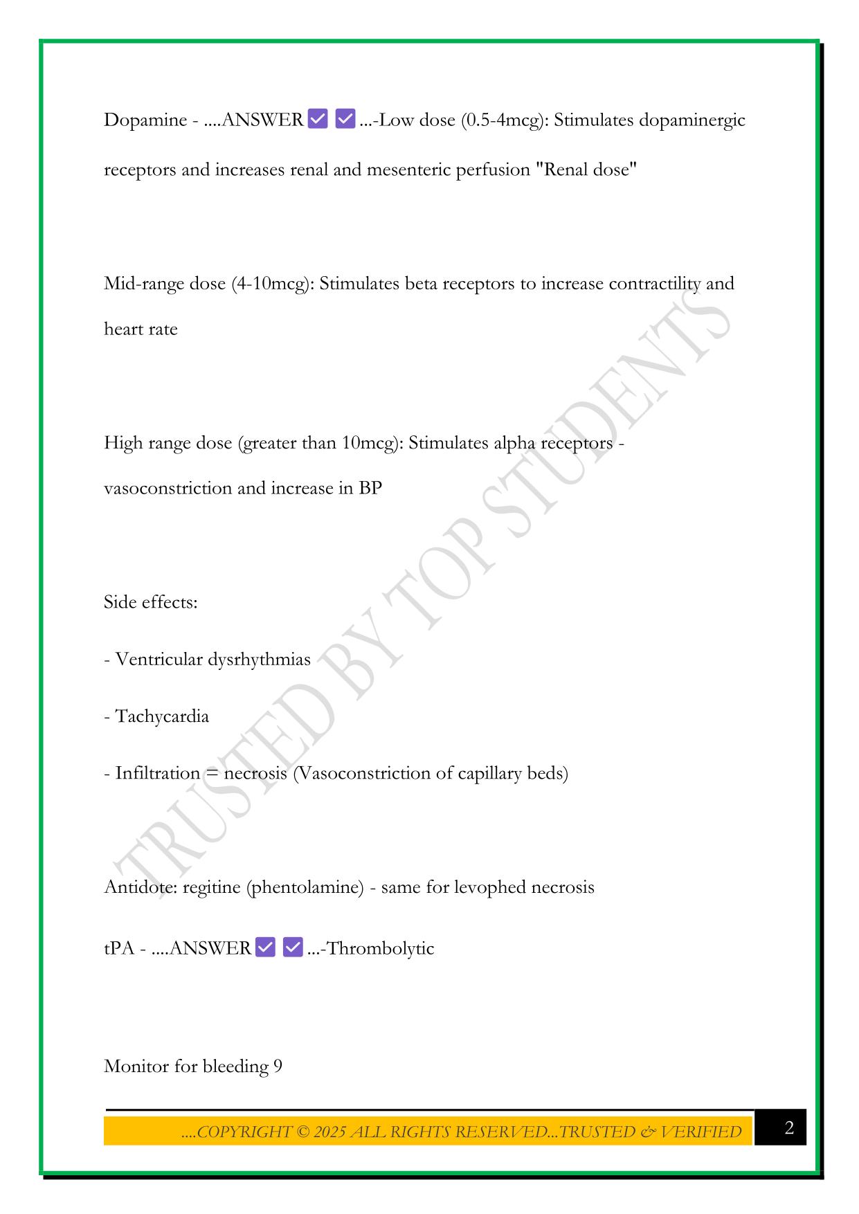 BKAT MEDICATIONS EXAM 2025 QUESTIONS AND ANSWERS
