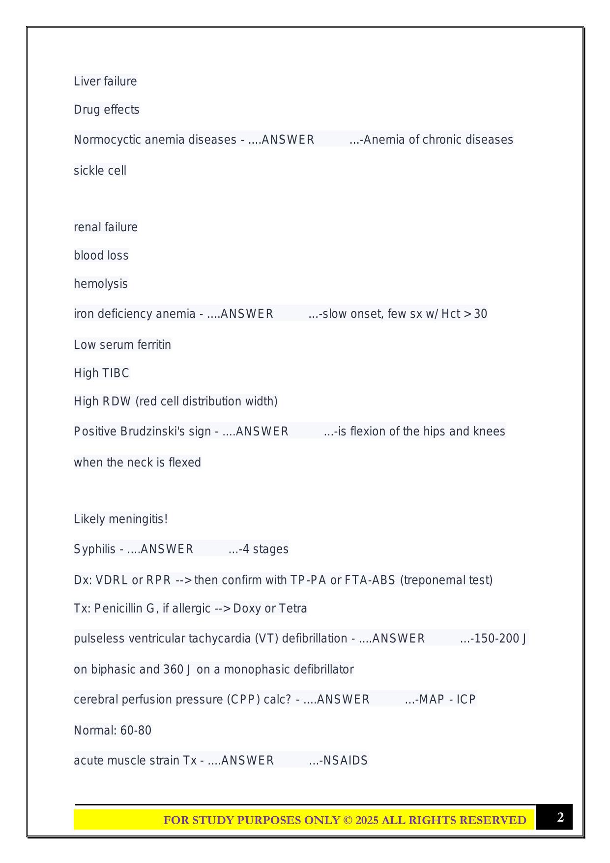 AG-ACNP Board Certification exam 2025 Questions and Answers