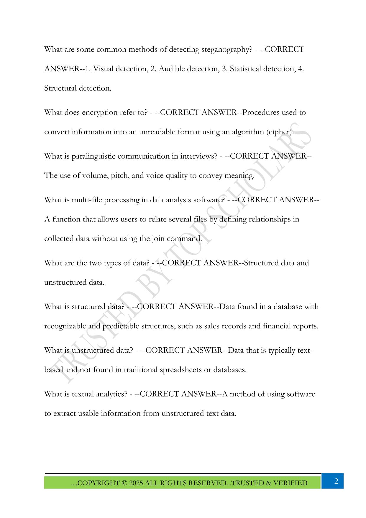 ACFE INVESTIGATION Chapter 1 Exam 2025 Questions and Answers